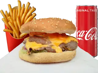 Double Cheeseburger Menü bestellen Wuppertal